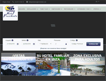 Tablet Screenshot of hotelpresidenteibiza.com